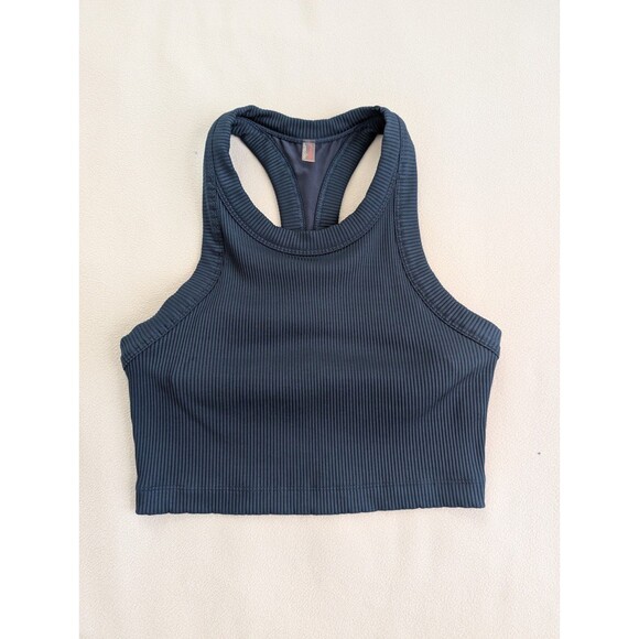 FP Movement by Free People Ribbed Tank Top in Dark Blue - Picture 1 of 6